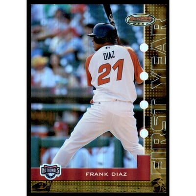2005 Bowman's Best Gold #52 Frank Diaz FY