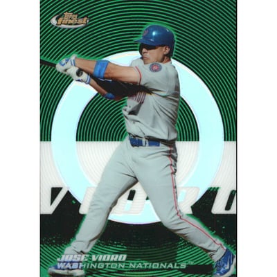 2005 Finest X-Fractors Green #43 Jose Vidro
