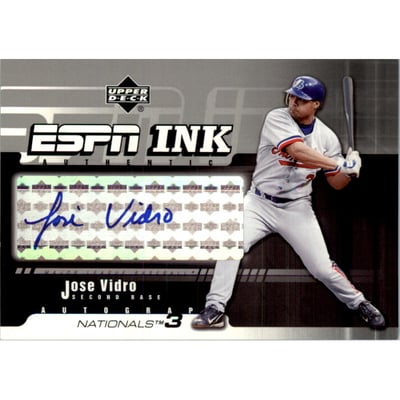2005 Upper Deck ESPN Ink #JV Jose Vidro
