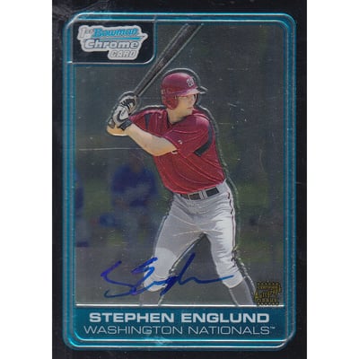 2006 Bowman Chrome Draft Draft Picks #88 Stephen Englund AU