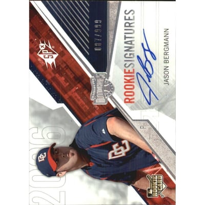 2006 SPx #106 Jason Bergmann AU/999 RC