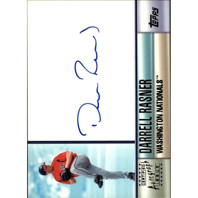 2006 Topps Autographs #DR Darrell Rasner H