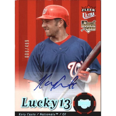 2007 Ultra Rookie Autographs #241 Kory Casto L13/499