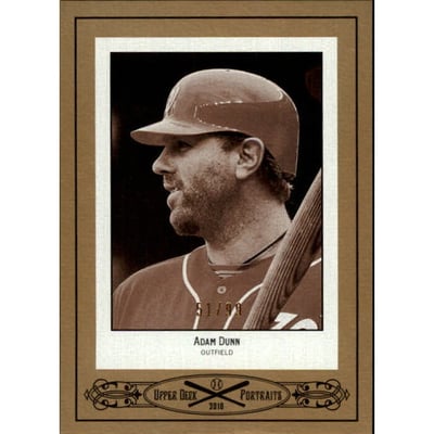 2010 Upper Deck Portraits Gold #SE99 Adam Dunn