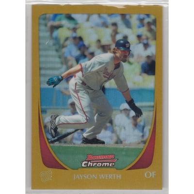 2011 Bowman Chrome Gold Refractors #107 Jayson Werth