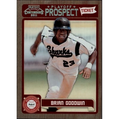 2011 Playoff Contenders Prospect Ticket Playoff Tickets #RT36 Brian Goodwin