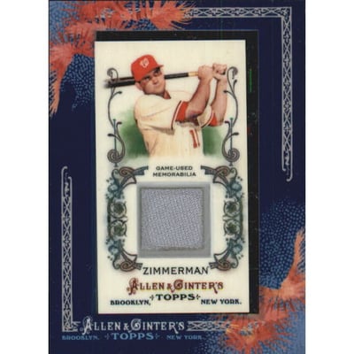 2011 Topps Allen and Ginter Relics #RZ Ryan Zimmerman
