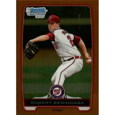 2012 Bowman Chrome Draft Draft Picks Orange Refractors #BDPP161 Robert Benincasa