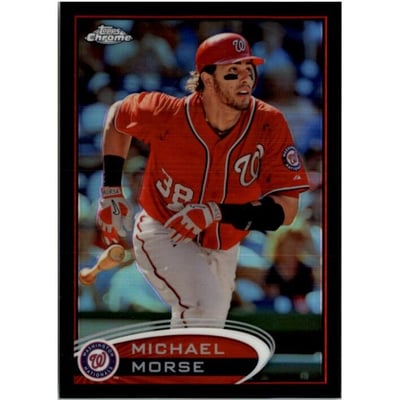 2012 Topps Chrome Black Refractors #62 Michael Morse