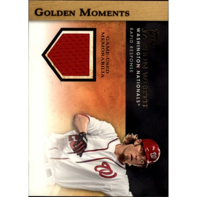 2012 Topps Golden Moments Relics #JW Jayson Werth S2