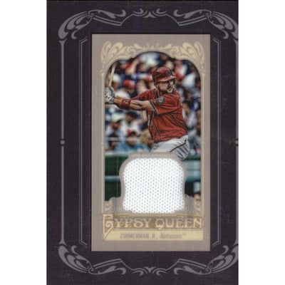 2012 Topps Gypsy Queen Framed Mini Relics #RZ Ryan Zimmerman