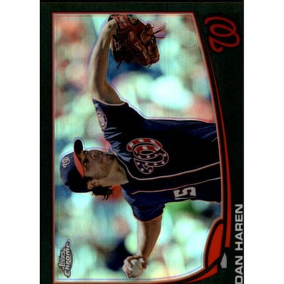 2013 Topps Chrome Update Black Refractors #MB23 Dan Haren