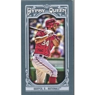 2013 Topps Gypsy Queen Mini #100B Bryce Harper SP VAR