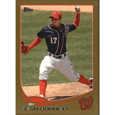 2013 Topps Mini Gold #254 Sean Burnett