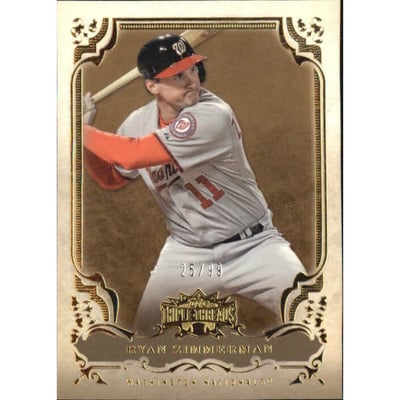 2013 Topps Triple Threads Gold #12 Ryan Zimmerman
