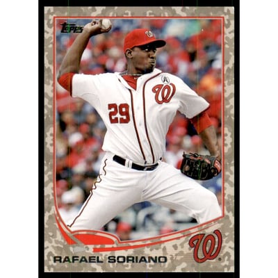 2013 Topps Update Camo #US61 Rafael Soriano