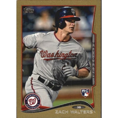 2014 Topps Mini Gold #337 Zach Walters