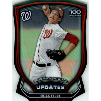 2015 Bowman Chrome Bowman Scouts Update Die Cut #BSUEF Erick Fedde