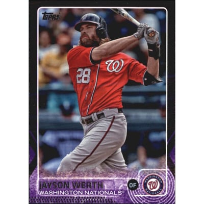 2015 Topps Toys R Us Purple Border #6 Jayson Werth