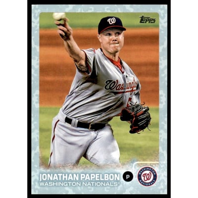 2015 Topps Update Snow Camo #US215 Jonathan Papelbon
