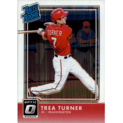 2016 Donruss Optic #33 Trea Turner RR RC