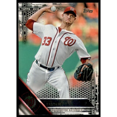 2016 Topps Black #102 Doug Fister