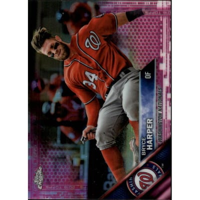 2016 Topps Chrome Pink Refractors #200 Bryce Harper