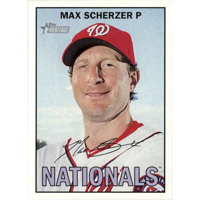 2016 Topps Heritage #459 Max Scherzer SP