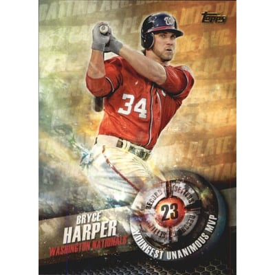 2016 Topps Record Setters #RS12 Bryce Harper