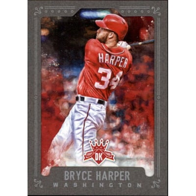 2017 Diamond Kings Framed Grey #89 Bryce Harper