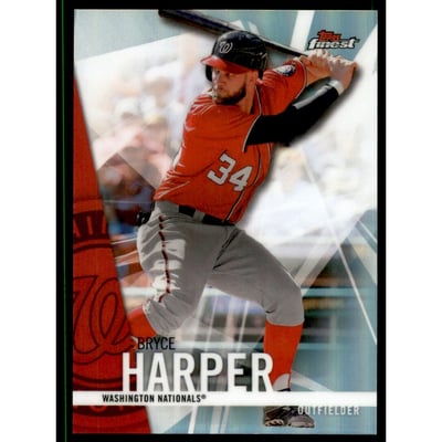 2017 Finest Refractors #79 Bryce Harper