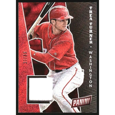 2017 Panini National Convention Memorabilia Rapture #TT Trea Turner BB