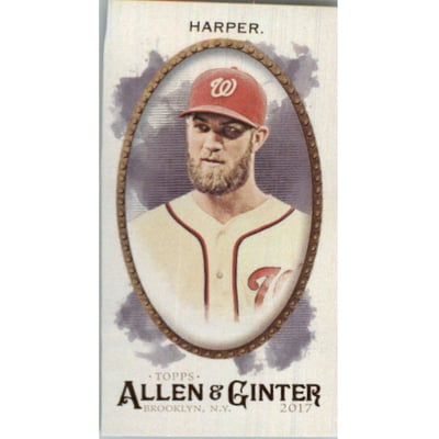 2017 Topps Allen and Ginter Mini A and G Back #50 Bryce Harper
