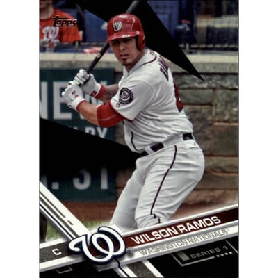 2017 Topps Black #191 Wilson Ramos