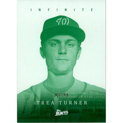 2017 Topps Bunt Infinite Green #ITT Trea Turner