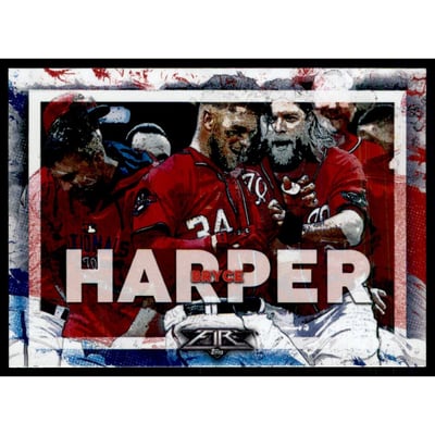2017 Topps Fire Walk It Off #WO15 Bryce Harper