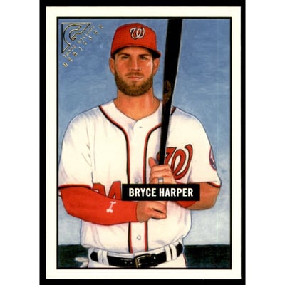 2017 Topps Gallery Heritage #H17 Bryce Harper