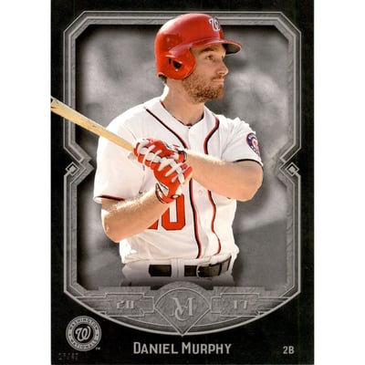 2017 Topps Museum Collection 5x7 #60 Daniel Murphy