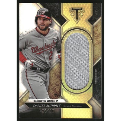 2017 Topps Triple Threads Unity Jumbo Relics #SJRDMP Daniel Murphy
