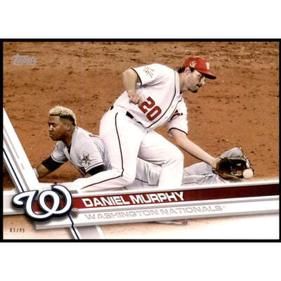 2017 Topps Update 5x7 #US121 Daniel Murphy