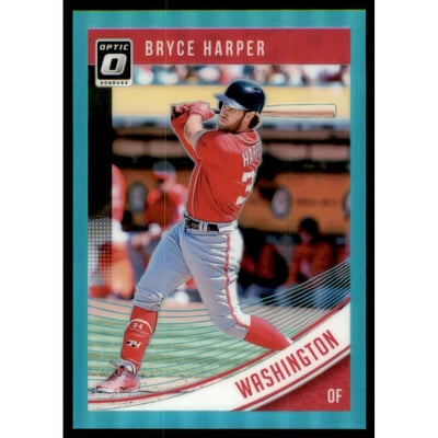 2018 Donruss Optic Aqua #157 Bryce Harper