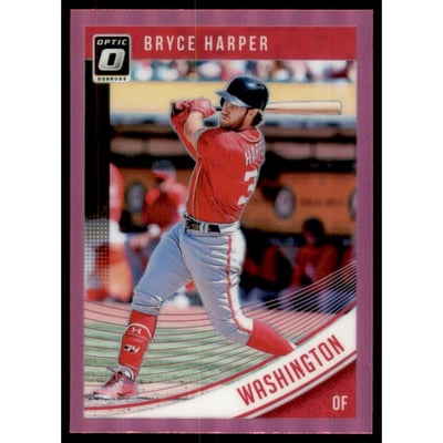 2018 Donruss Optic Pink #157 Bryce Harper