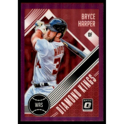 2018 Donruss Optic Purple #10 Bryce Harper DK
