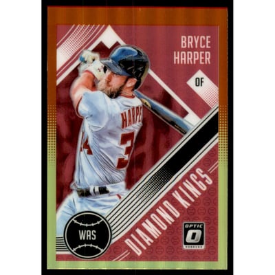 2018 Donruss Optic Red and Yellow #10 Bryce Harper DK