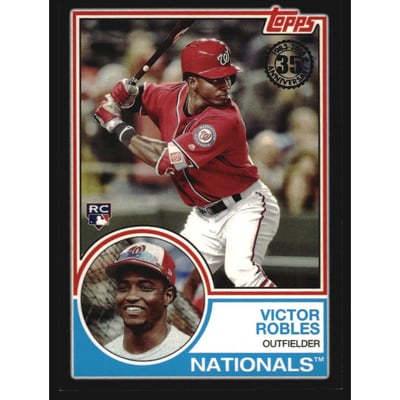 2018 Topps '83 Topps Black #8385 Victor Robles