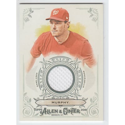 2018 Topps Allen and Ginter Relics #FSRBDM Daniel Murphy B