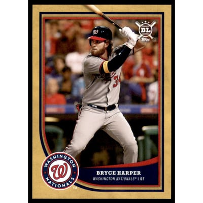 2018 Topps Big League Gold #25 Bryce Harper