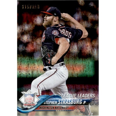2018 Topps Factory Set Foilboard #335 Stephen Strasburg LL