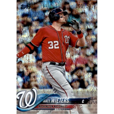2018 Topps Factory Set Foilboard #424 Matt Wieters