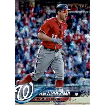 2018 Topps Factory Set Foilboard #58 Ryan Zimmerman